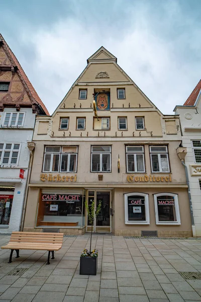 Pedestrian Zone Historic City Luneburg Germany Lueneburg Germany May 2021 — Stock Photo, Image