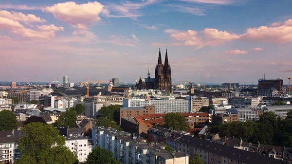 Över Hustaken Köln Tyskland Fotografi — Stockfoto