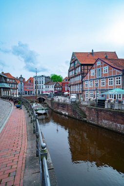Stadyumun Tarihi Şehir Merkezi - STADE, GERMANY - 10 Mayıs 2021