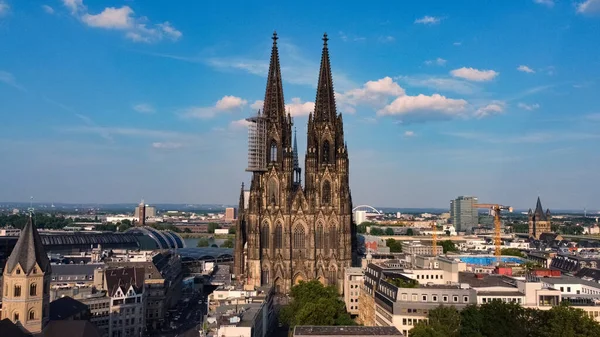 Der Kölner Dom Die Symbolträchtige Kirche Der Innenstadt Reisefotos — Stockfoto