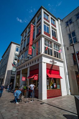 Lubeck Almanya 'sından ünlü badem ezmesi - LUBECK, Almanya - 10 Mayıs 2021