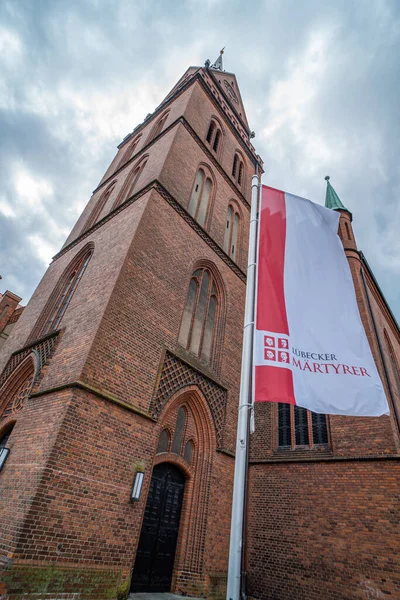Iglesia Católica Propstei Lubeck Lubeck Alemania Mayo 2021 — Foto de Stock