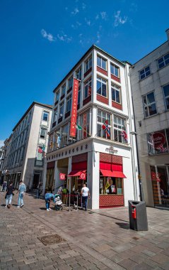 Lubeck Almanya 'sından ünlü badem ezmesi - LUBECK, Almanya - 10 Mayıs 2021