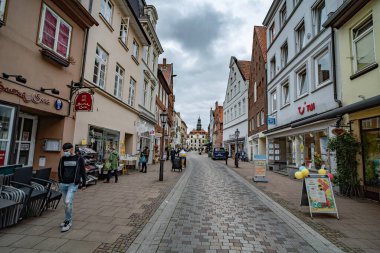 Luneburg Almanya Tarihi Şehri - LUENEBURG, Almanya - 10 Mayıs 2021
