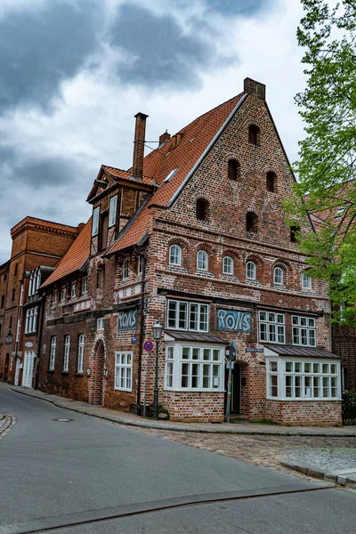 Beautiful Old Buildings Historic City Luneburg Germany Lueneburg Germany May — Stock Photo, Image