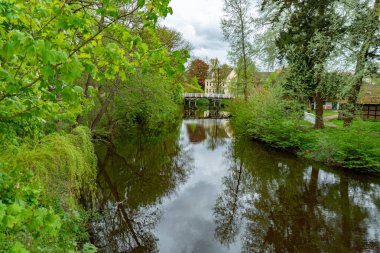 Stadyum Almanya 'daki Güzel Park - STADE, ALMANY - 10 Mayıs 2021