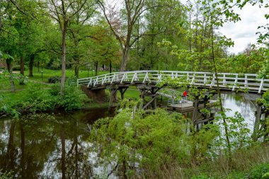 Stadyum Almanya 'daki Güzel Park - STADE, ALMANY - 10 Mayıs 2021