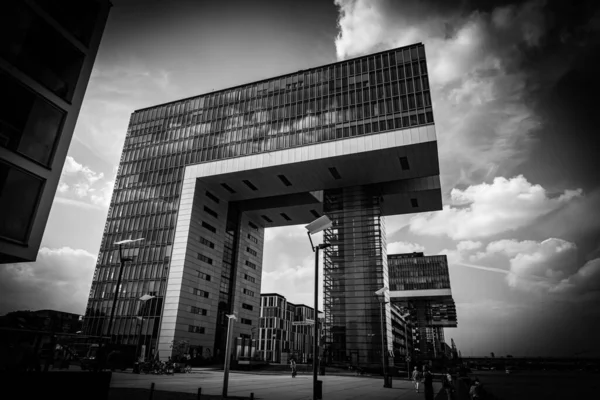 Moderne Kraanhuizen Keulen Aan Rijn Cologne Duitsland Juni 2021 — Stockfoto