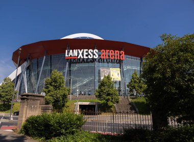 Lanxess Arena in Cologne - COLOGNE, GERMANY - JUNE 25, 2021 clipart