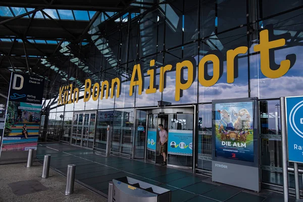 Köln Bonni Nemzetközi Repülőtér Cologne Németország 2021 Június — Stock Fotó