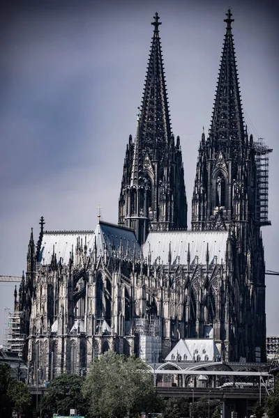 Kölner Dom Berühmtes Wahrzeichen Der Innenstadt Köln Deutschland Juni 2021 — Stockfoto