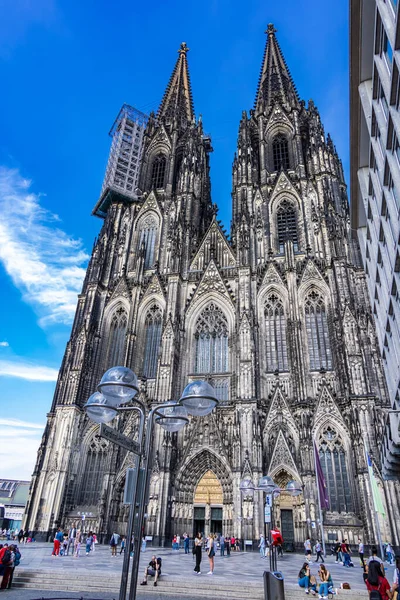 Кельнський Собор Знаменита Пам Ятка Центрі Міста Cologne Німеччина Червня — стокове фото