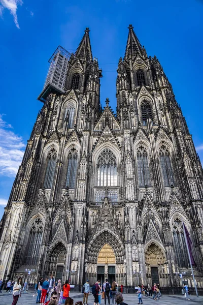 Kathedraal Van Keulen Beroemde Bezienswaardigheid Het Centrum Van Stad Cologne — Stockfoto