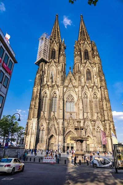 Kathedraal Van Keulen Beroemde Bezienswaardigheid Het Centrum Van Stad Cologne — Stockfoto