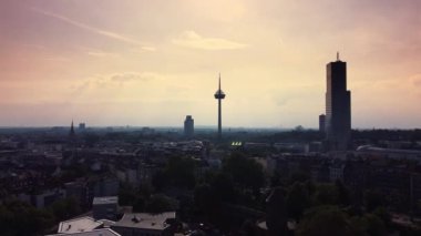 Köln Almanya 'da TV Kulesi - COLOGNE GERMANY - 25 Haziran 2021