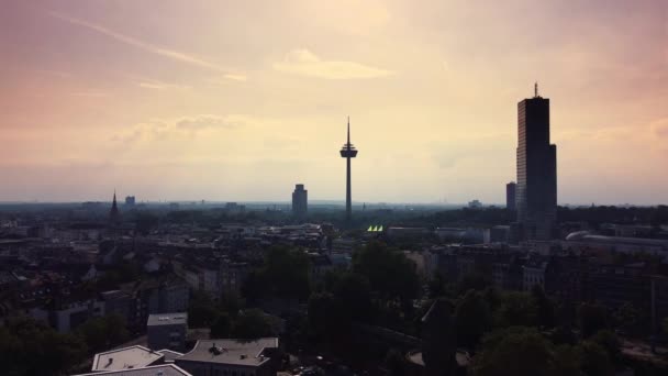 Toren Keulen Duitsland Cologne Duitsland Juni 2021 — Stockvideo