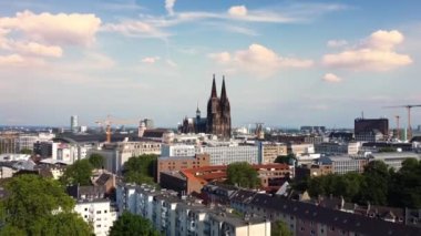 Köln Almanya şehri, ünlü katedrali KOLOGNE GERMANY ile 25 Haziran 2021