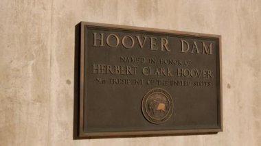 Hoover Barajı tabelaya Hoover Barajı