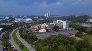 Ai için Büyük Datacenter kuantum bilgisayarı Kuala Lumpur, Malezya 'da altyapı. İticileri ileri çalıştır