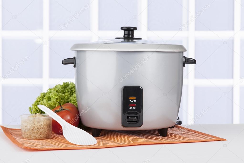 gray rice cooker