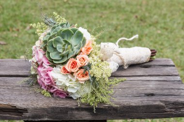 Düğün buketi gelin özel gün için