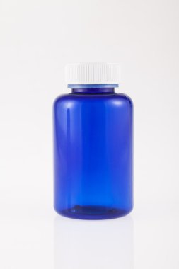 Tıp için mavi şişe
