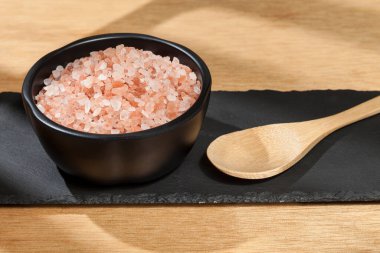 Tuz - tuz kristalleri Himalaya pembesi.