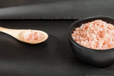 Tuz - tuz kristalleri Himalaya pembesi.