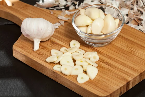 Garlic Allium Sativum Chinese Garlic Seasoning Food — Stock Photo, Image
