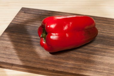 Capsicum annuum - Sağlıklı gıda; kırmızı tatlı biber.