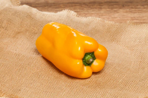 Capsicum Annuum Alimentos Saudáveis Pimentão Doce Amarelo — Fotografia de Stock