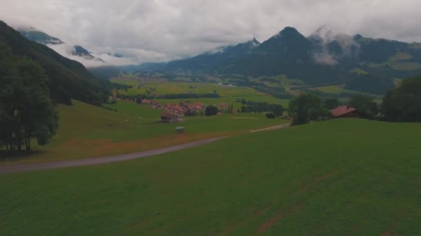 Luftschönheit der Schweiz — Stockvideo