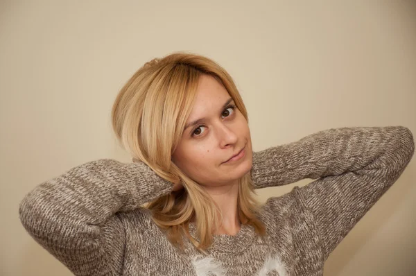 Sarışın kadın fotoğraf