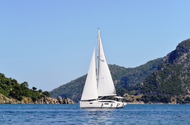 Ege Denizi'nde tekne