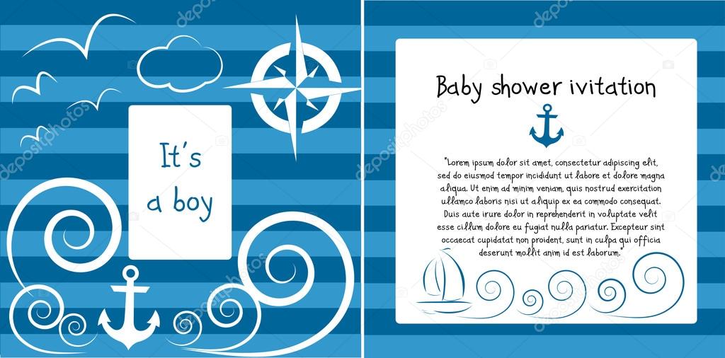 Baby shower invitation 