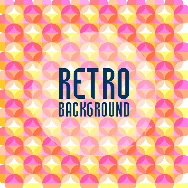 Retro daireler arka plan deseni web ve baskı tasarımı için
