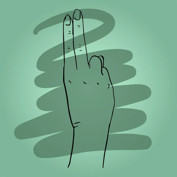 Mani disegnate a mano vettoriale illustrazione simbolo ico — Vettoriale Stock