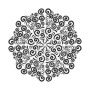 İllüstrasyon vektör satırları el çizilen çerçeve ayarla