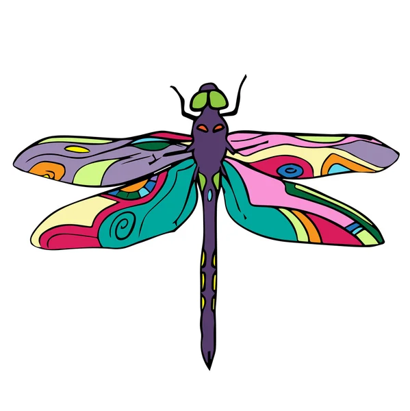 Illustration d'icône de gribouillage vectoriel d'insectes dessinée à la main — Image vectorielle