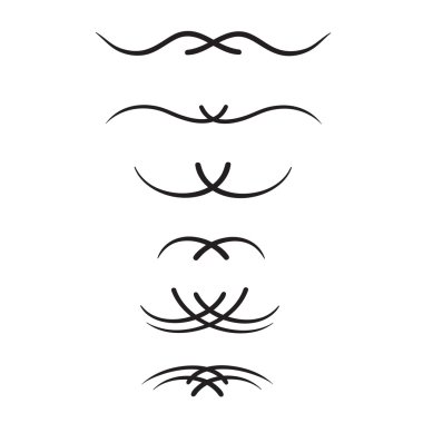 Satırları el eleman çizilmiş tasarlamak vektör