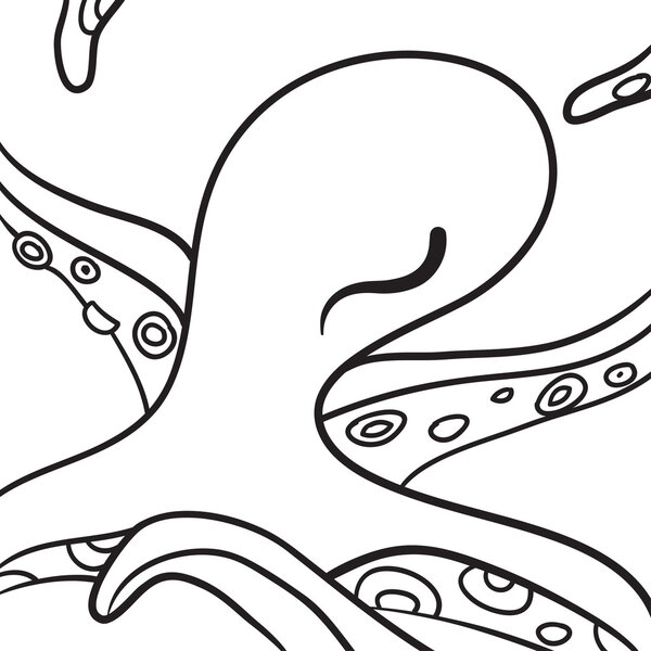 Octopus vector hand drawn illustratio