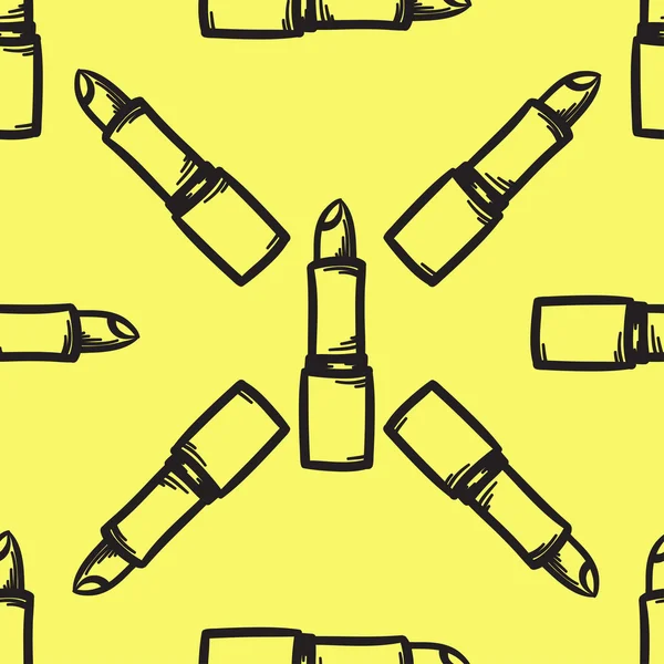 Ruj Dikişsiz desen vektör el çizmek