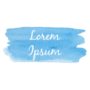 Abstract vector hand-drawn watercolor background. Template for your text