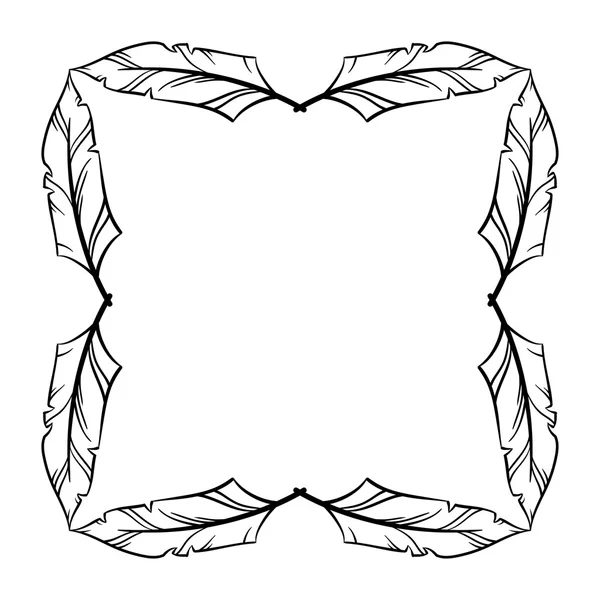 Рамка Векторний набір Рука намальовані піктограми ілюстрація чорно-білий , — стоковий вектор