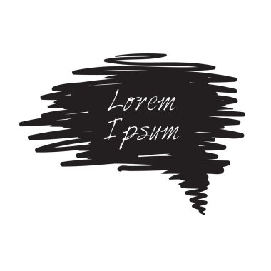 Kabarcık iletişim vektör simge illustratio el çekilmiş