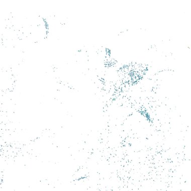 Akrilik boya, koyu mavi deniz üzerinde whit ile vektör arka plan fırça konturu el boyalı