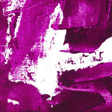 Vektör soyut arka plan doku fırça kontur el akrilik boya ile boyanmış, beyaz renk üzerinde menekşe