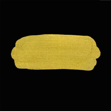 Altın smear vektör fırça darbesi. Vernik sıçrama satır izleme. ABS