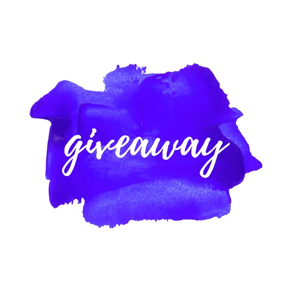 Hediye kartı, logo, poster, el de vektör illüstrasyon v çizilmiş