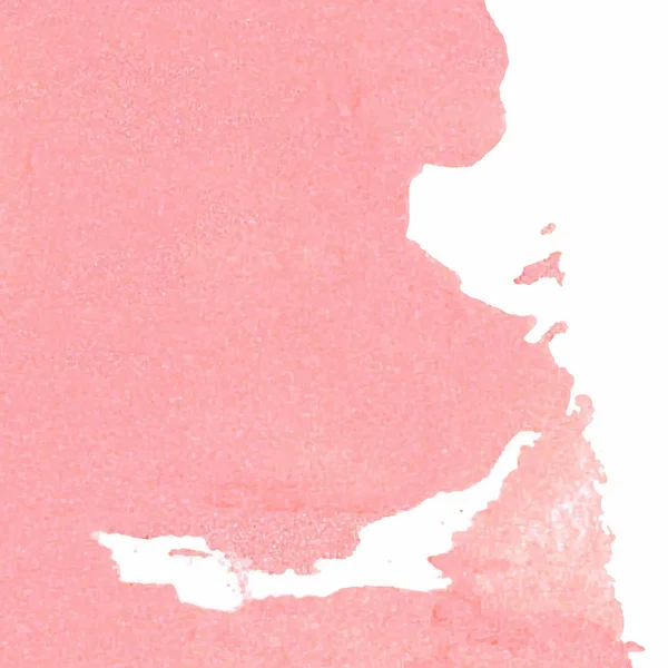 Vector abstracto fondo textura cepillo trazo pintado a mano con pintura acrílica, rosa sobre blanco — Vector de stock